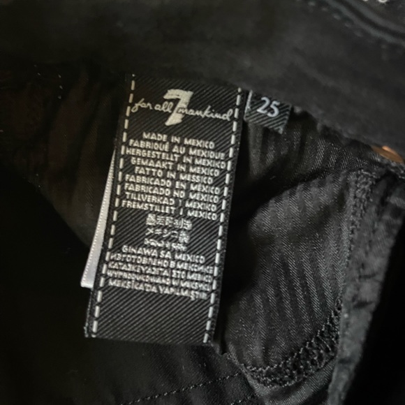 7 For All Mankind bl(air) the ankle skinny size 25 - Picture 5 of 6